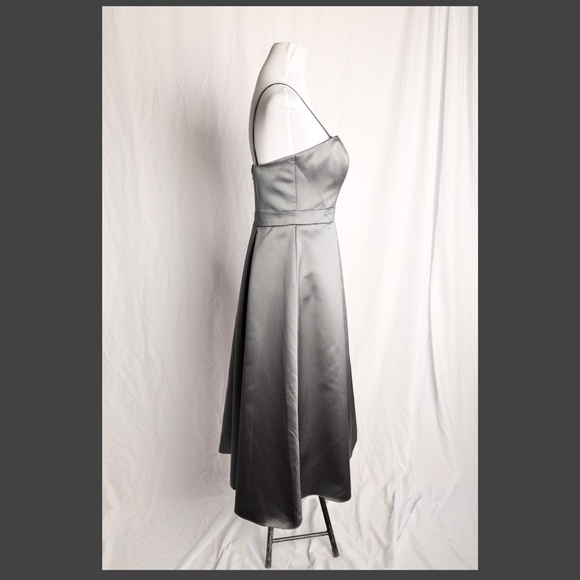 Sorella Vita 8652 Steel Grey Waltz Length Dress Size 10 (Size 6-8) - Picture 4 of 13